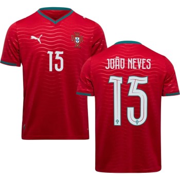 Men's João Neves #15 Portugal Home Replica Jersey World Cup 2026 Men's João Neves #15 Portugal Home Replica Jersey World Cup 2026