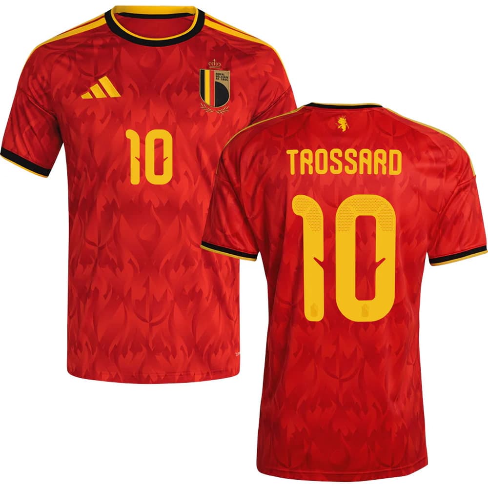 Kid's TROSSARD #10 Belgium Home Replica Jersey World Cup 2026 Kid's TROSSARD #10 Belgium Home Replica Jersey World Cup 2026