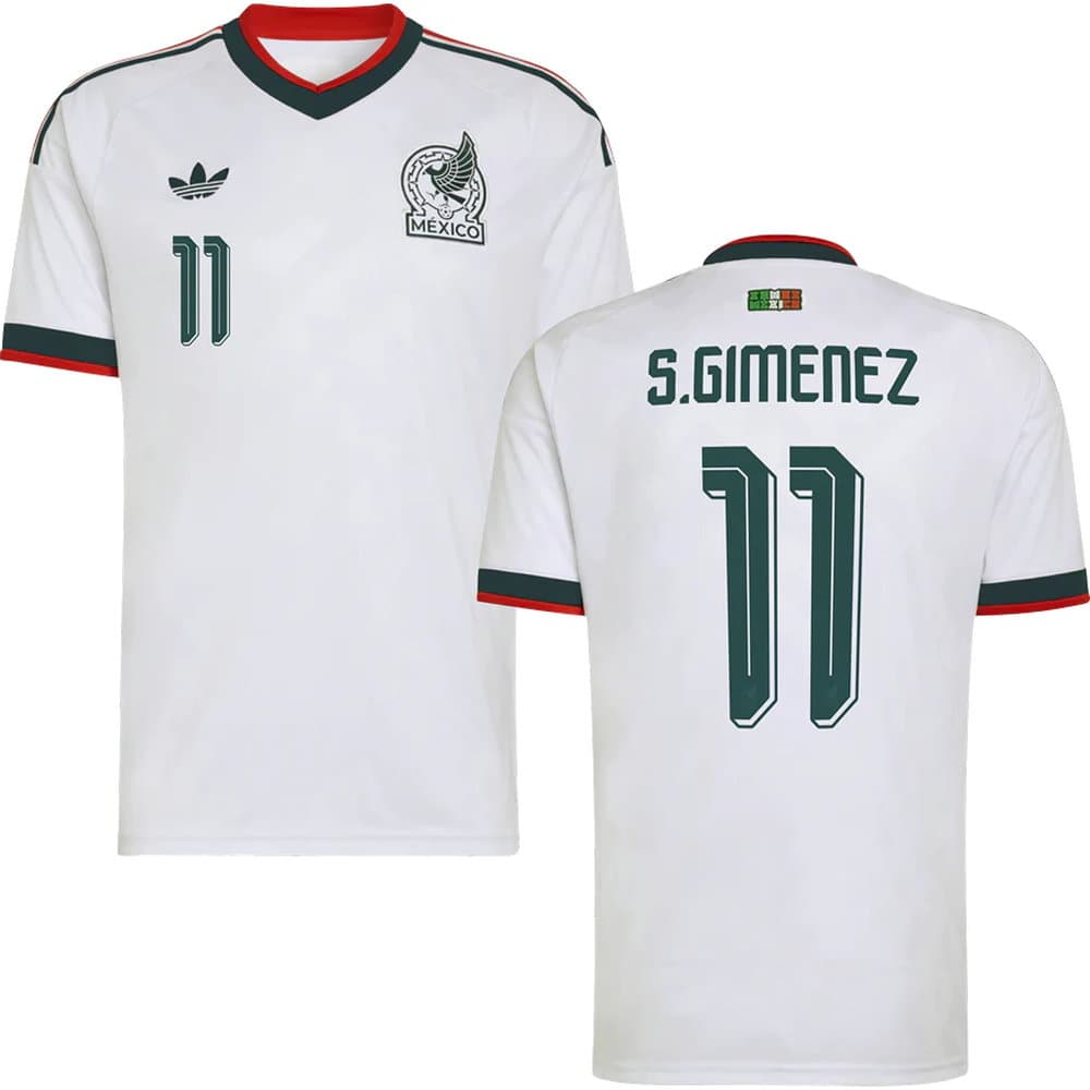 Kid's S.GIMENEZ #11 Mexico Away Replica Jersey World Cup 2026
