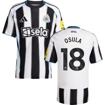 Men's OSULA #18 Newcastle United Home Replica Jersey 2025/26