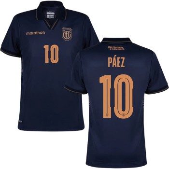 Men's PÁEZ #10 Ecuador Away Replica Jersey World Cup 2026