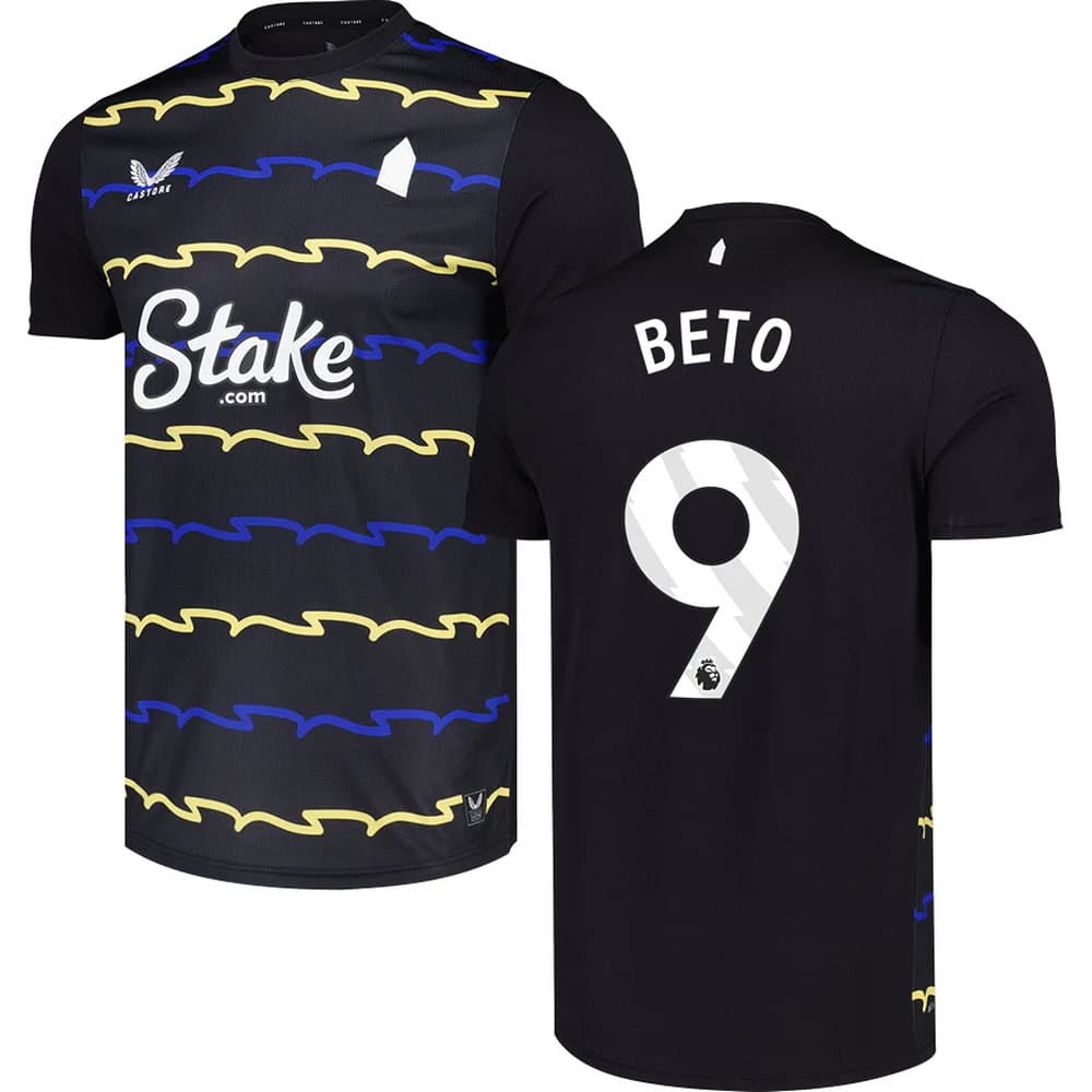 Men's BETO #9 Everton Third Replica Jersey 2025/26
