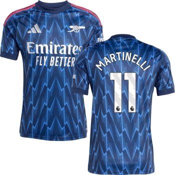 Kid's MARTINELLI #11 Arsenal Away Stadium Replica Jersey 2025/26