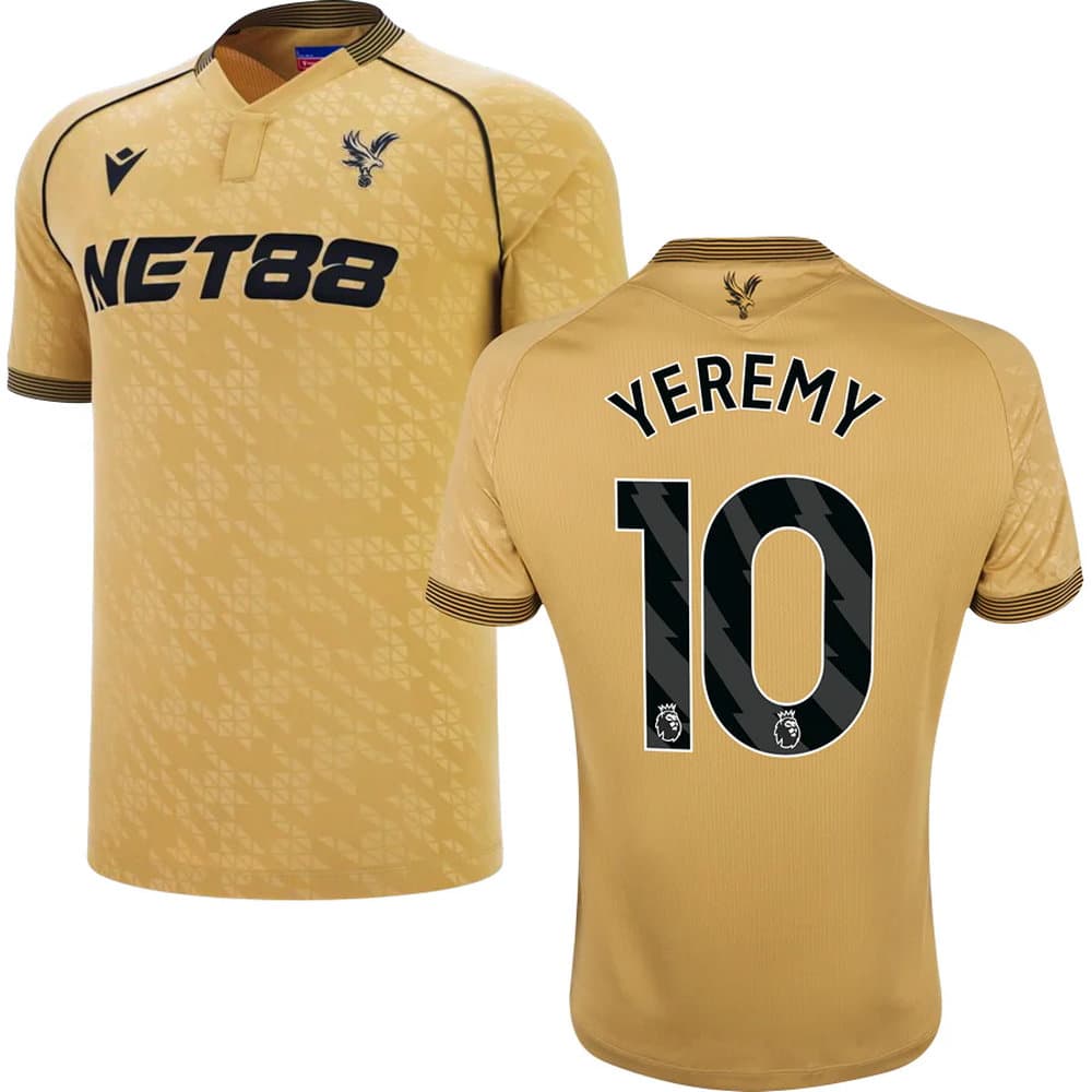 Men's YEREMY #10 Crystal Palace Away Replica Jersey 2025/26