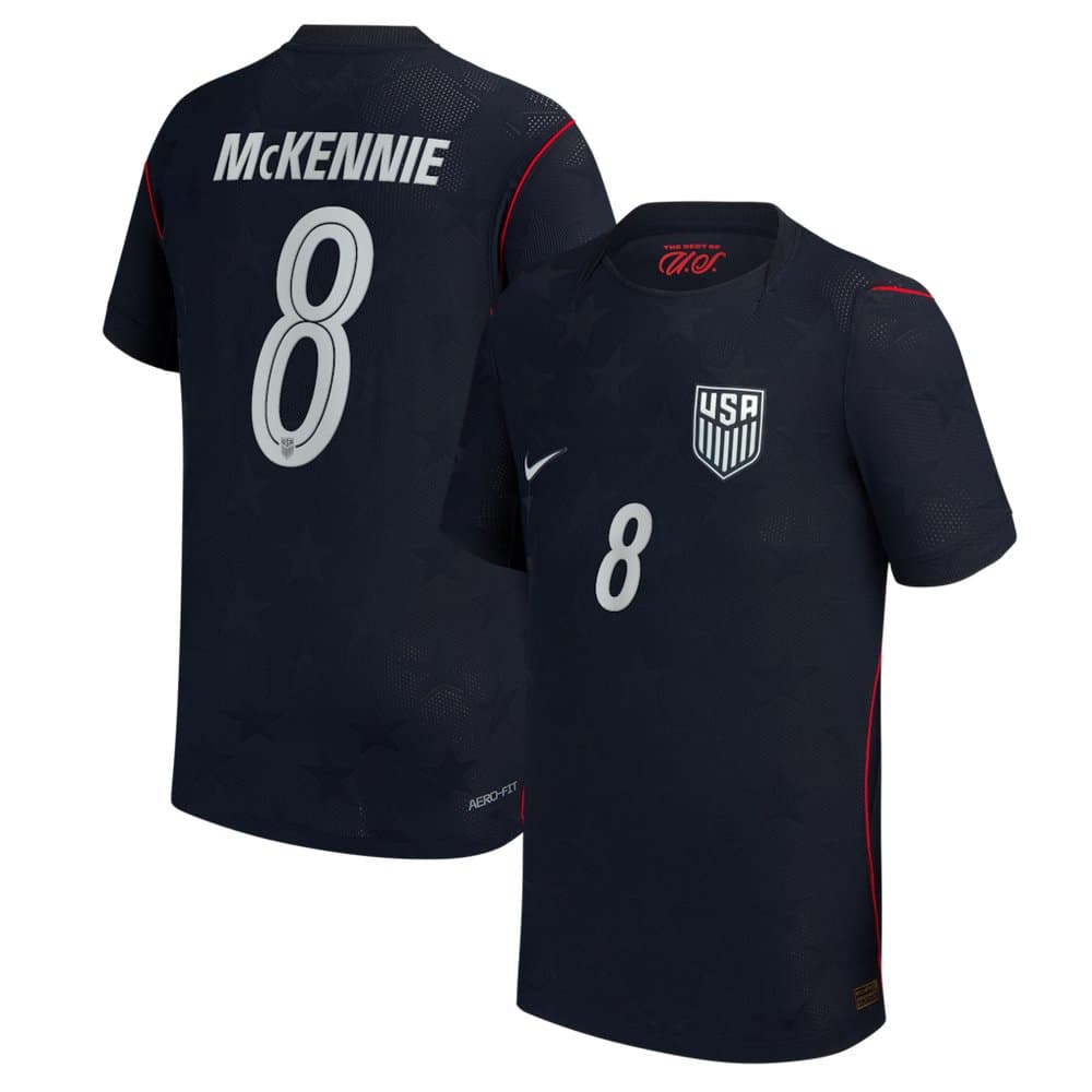 Kid's Weston McKennie #8 USA Away Match Authentic Jersey World Cup 2026 Kid's Weston McKennie #8 USA Away Match Authentic Jersey World Cup 2026
