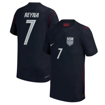 Kid's Giovanni Reyna #7 USA Away Match Authentic Jersey World Cup 2026 Kid's Giovanni Reyna #7 USA Away Match Authentic Jersey World Cup 2026