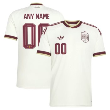 Kid's Spain Away Replica Custom Jersey World Cup 2026