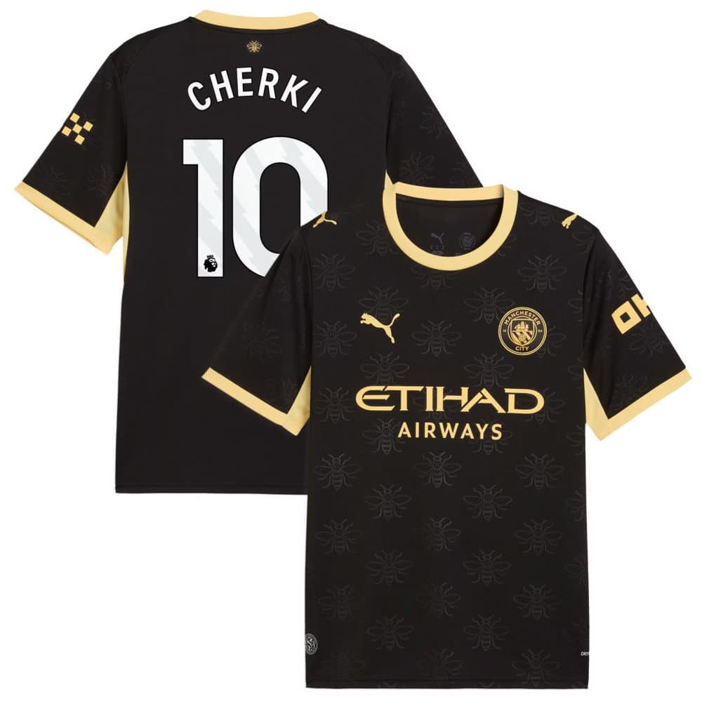 Men's CHERKI #10 Manchester City Away Replica Jersey 2026/27
