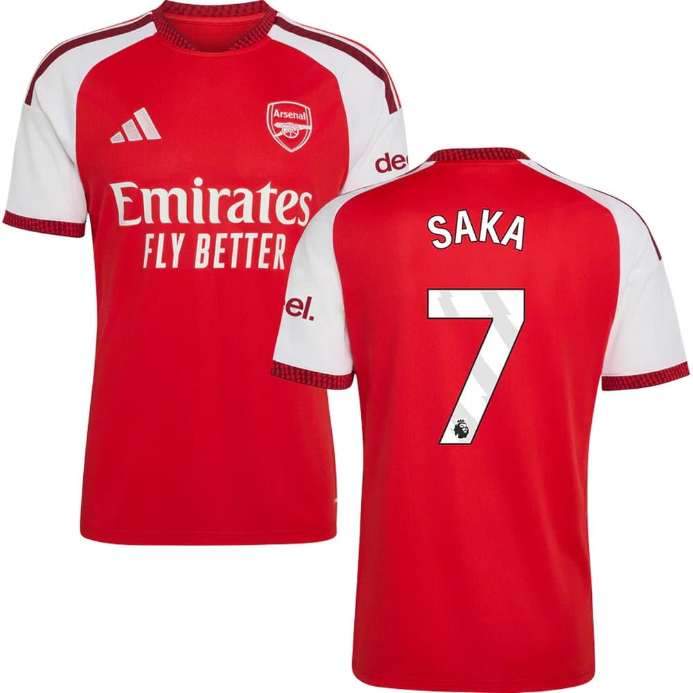 Kid's SAKA #7 Arsenal Home Replica Jersey 2026/27