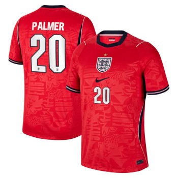 Men's Cole Palmer #20 England Away Stadium Replica Jersey World Cup 2026