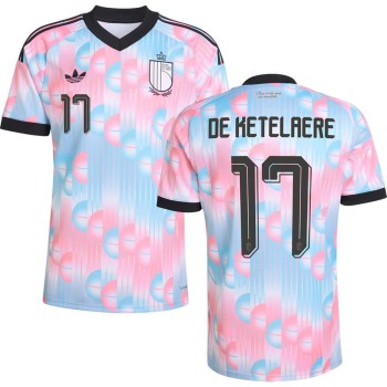 Kid's DE KETELAERE #17 Belgium Away Replica Jersey World Cup 2026 Kid's DE KETELAERE #17 Belgium Away Replica Jersey World Cup 2026