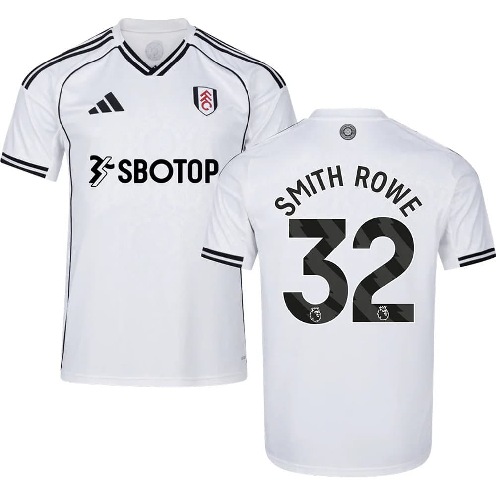 Kid's SMITH ROWE #32 Fulham Home Replica Jersey 2025/26 Kid's SMITH ROWE #32 Fulham Home Replica Jersey 2025/26