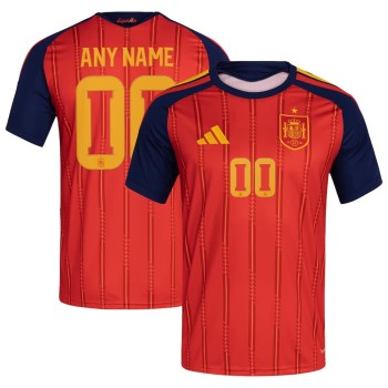 Kid's Spain Home Replica Custom Jersey World Cup 2026 Kid's Spain Home Replica Custom Jersey World Cup 2026