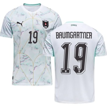 Kid's BAUMGARTNER #19 Austria Away Replica Jersey World Cup 2026 Kid's BAUMGARTNER #19 Austria Away Replica Jersey World Cup 2026