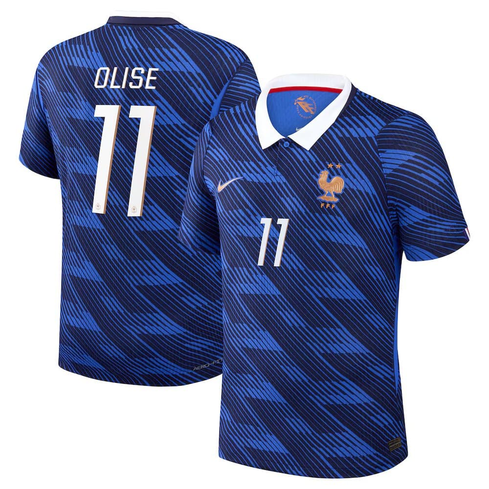 Kid's Michael Olise #11 France Home Match Authentic Jersey World Cup 2026 Kid's Michael Olise #11 France Home Match Authentic Jersey World Cup 2026
