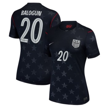 Women's Folarin Balogun #20 USA Away Stadium Replica Jersey World Cup 2026 Women's Folarin Balogun #20 USA Away Stadium Replica Jersey World Cup 2026