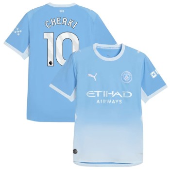 Men's CHERKI #10 Manchester City Home Authentic Jersey 2026/27 Men's CHERKI #10 Manchester City Home Authentic Jersey 2026/27