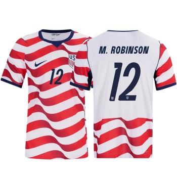 Kid's Miles Robinson #12 USA Home Match Authentic Jersey World Cup 2026
