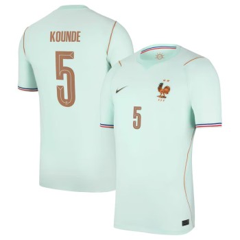 Kid's Jules Koundé #5 France Away Stadium Replica Jersey World Cup 2026 Kid's Jules Koundé #5 France Away Stadium Replica Jersey World Cup 2026