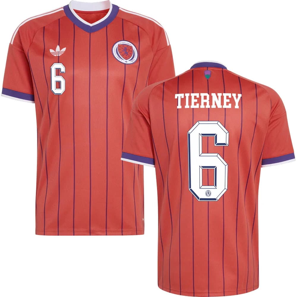 Kid's TIERNEY #6 Scotland Away Replica Jersey World Cup 2026 Kid's TIERNEY #6 Scotland Away Replica Jersey World Cup 2026