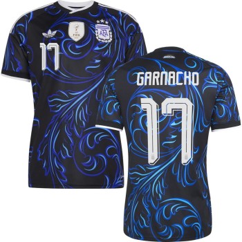 Kid's GARNACHO #17 Argentina Away Replica Jersey World Cup 2026