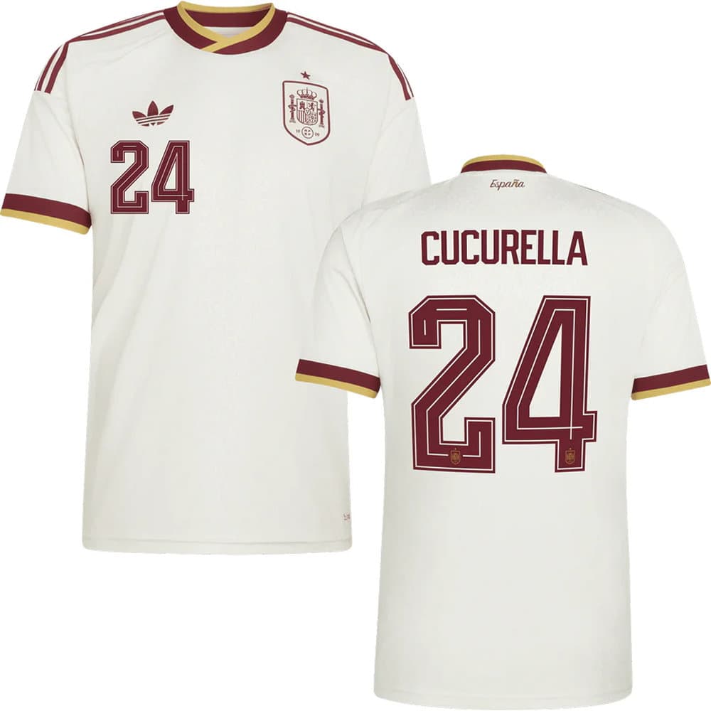 Kid's CUCURELLA #24 Spain Away Replica Jersey World Cup 2026 Kid's CUCURELLA #24 Spain Away Replica Jersey World Cup 2026