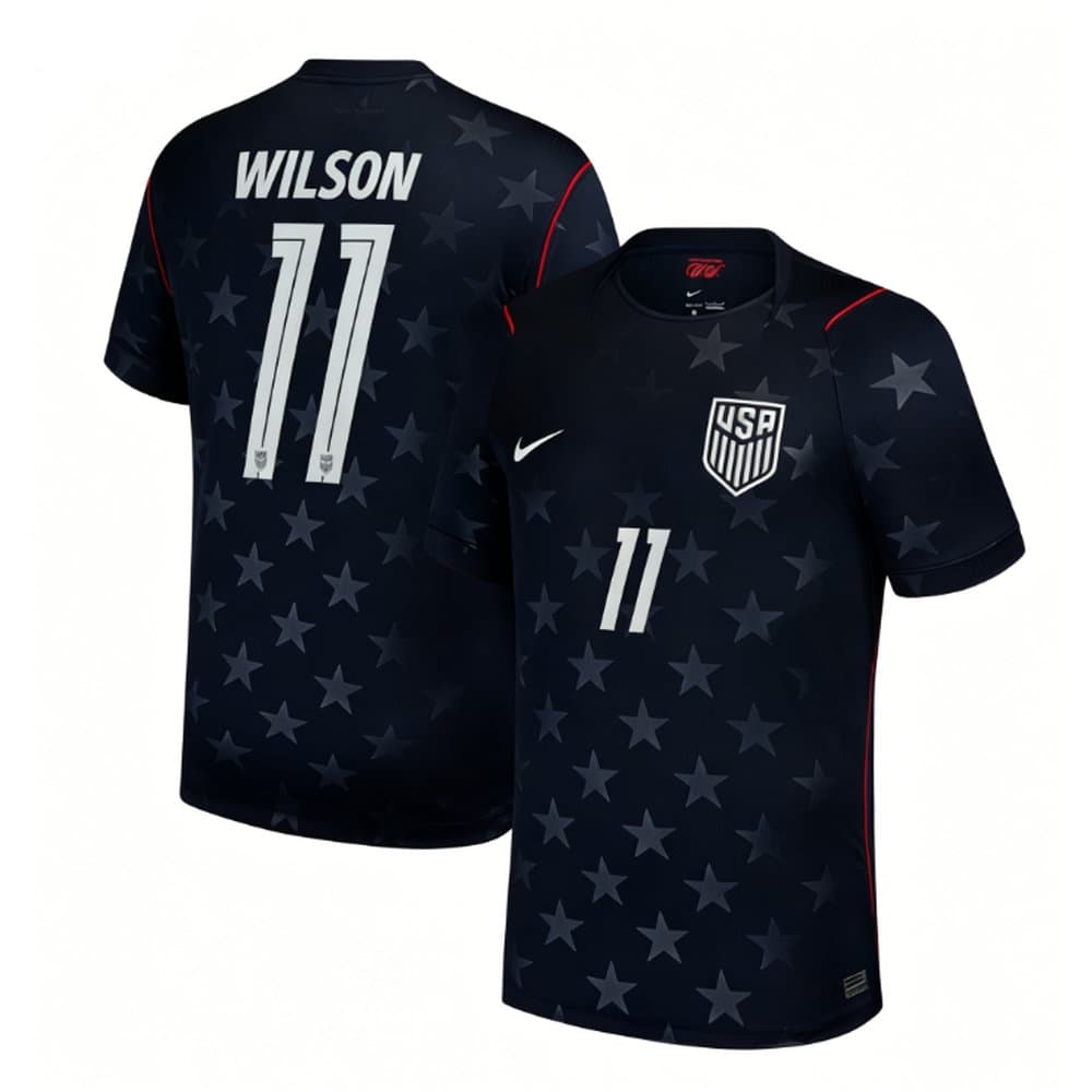 Kid's Sophia Wilson #11 USA Away Stadium Replica Jersey World Cup 2026