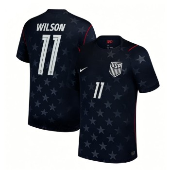 Kid's Sophia Wilson #11 USA Away Stadium Replica Jersey World Cup 2026