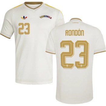 Men's RONDÓN #23 Venezuela Away Replica Jersey World Cup 2026