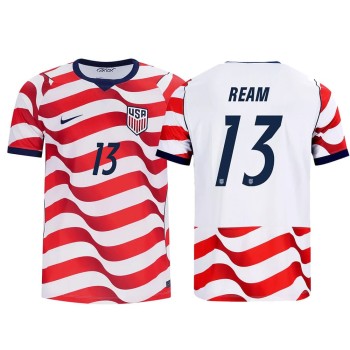 Kid's Tim Ream #13 USA Home Stadium Replica Jersey World Cup 2026