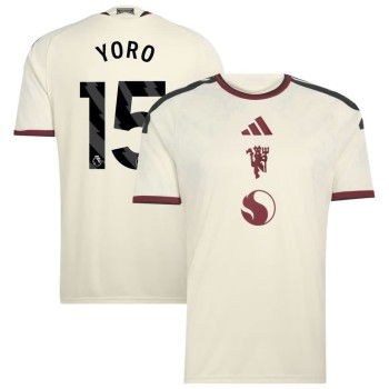Kid's YORO #15 Manchester United Third Replica Jersey 2026/27