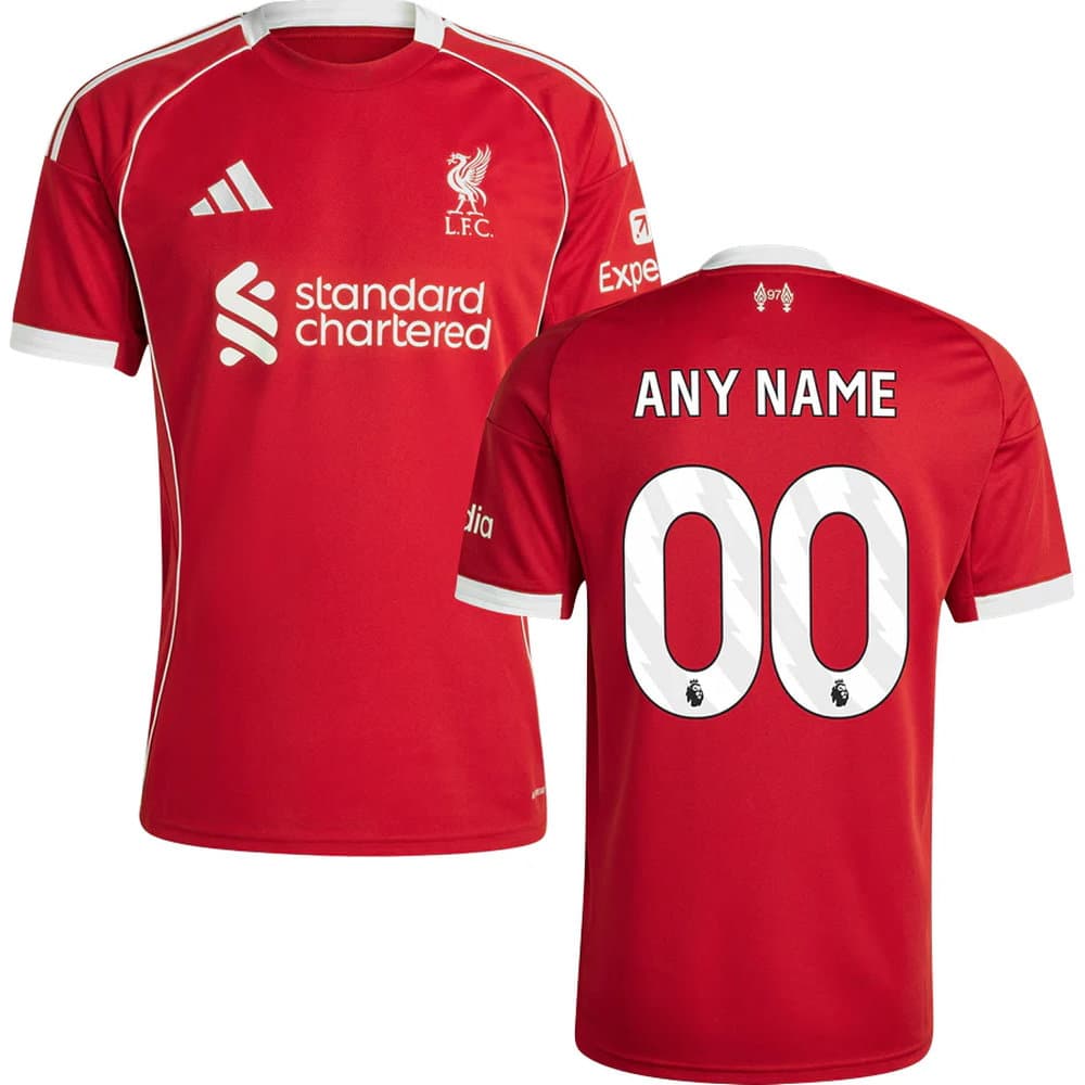Kid's Liverpool Home Replica Custom Jersey 2025/26 Kid's Liverpool Home Replica Custom Jersey 2025/26