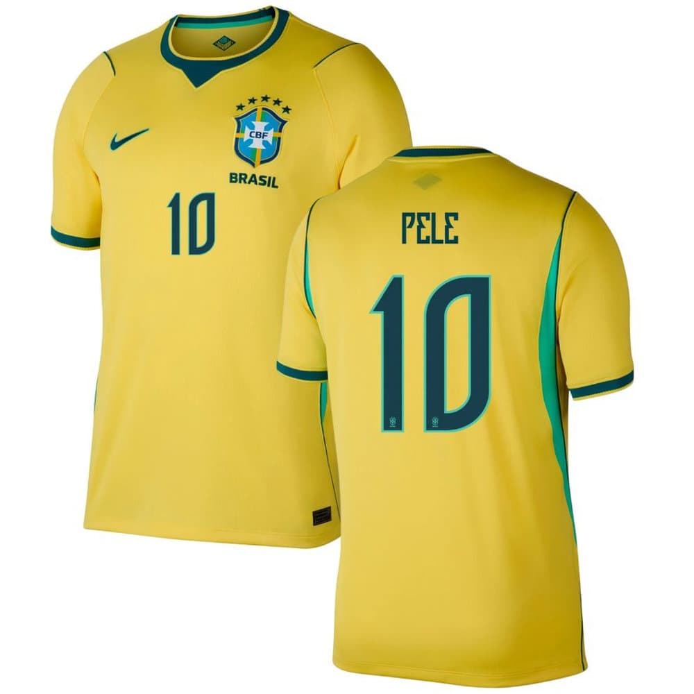 Men's PELE #10 Brazil Home Replica Jersey World Cup 2026 Men's PELE #10 Brazil Home Replica Jersey World Cup 2026