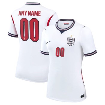 Women's England Home Stadium Replica Custom Jersey World Cup 2026