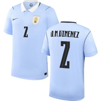 Kid's J.M.GIMENEZ #2 Uruguay Home Replica Jersey World Cup 2026 Kid's J.M.GIMENEZ #2 Uruguay Home Replica Jersey World Cup 2026