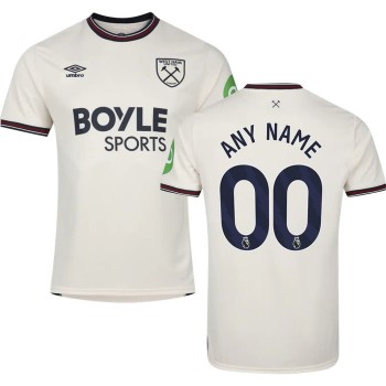 Kid's West Ham United Away Replica Custom Jersey 2025/26