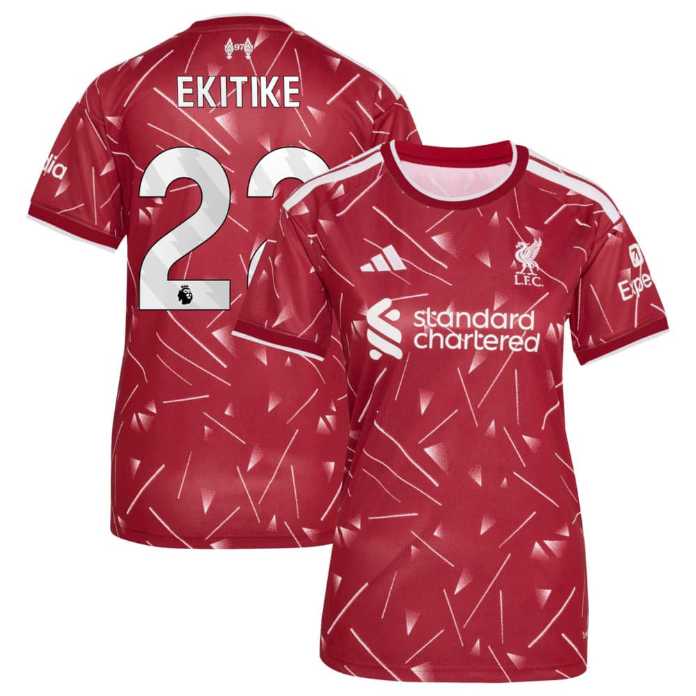 Women's EKITIKE #22 Liverpool Home Replica Jersey 2026/27