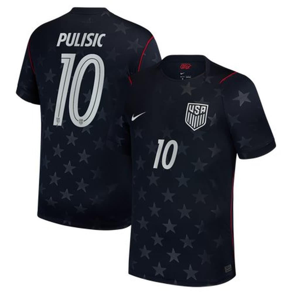 Men's Christian Pulisic #10 USA Away Stadium Replica Jersey World Cup 2026 Men's Christian Pulisic #10 USA Away Stadium Replica Jersey World Cup 2026