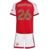 Kid's CHAMPIONS #26 Arsenal Home Soccer Jersey Kit 2026/27