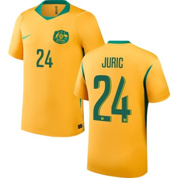 Kid's JURIC #24 Australia Home Replica Jersey World Cup 2026 Kid's JURIC #24 Australia Home Replica Jersey World Cup 2026