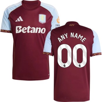 Kid's Aston Villa Home Replica Custom Jersey 2025/26 Kid's Aston Villa Home Replica Custom Jersey 2025/26