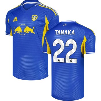 Kid's TANAKA #22 Leeds United Away Replica Jersey 2025/26