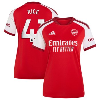 Women's RICE #41 Arsenal Home Replica Jersey 2026/27 Women's RICE #41 Arsenal Home Replica Jersey 2026/27