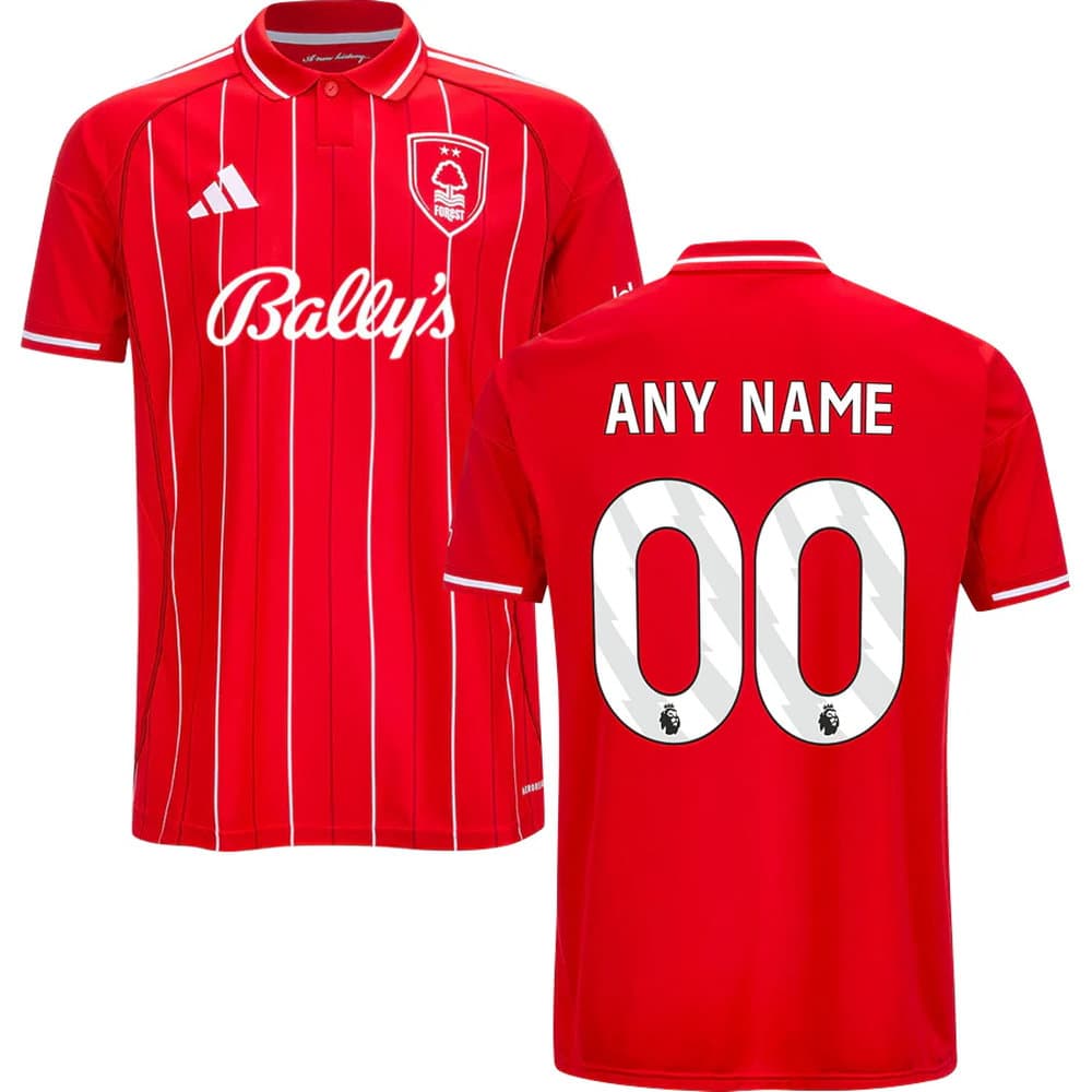 Kid's Nottingham Forest Home Replica Custom Jersey 2025/26