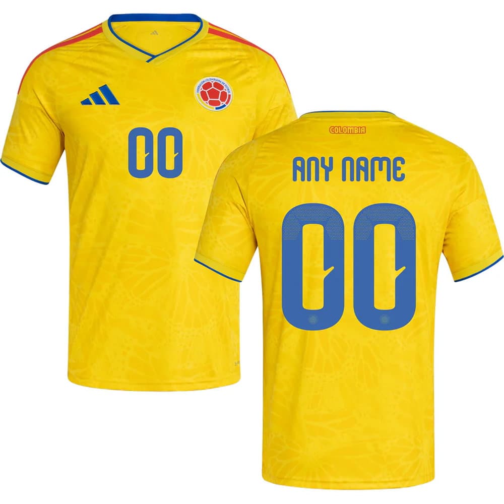 Kid's Colombia Home Replica Custom Jersey World Cup 2026
