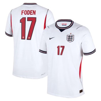 Kid's Phil Foden #17 England Home Match Authentic Jersey World Cup 2026
