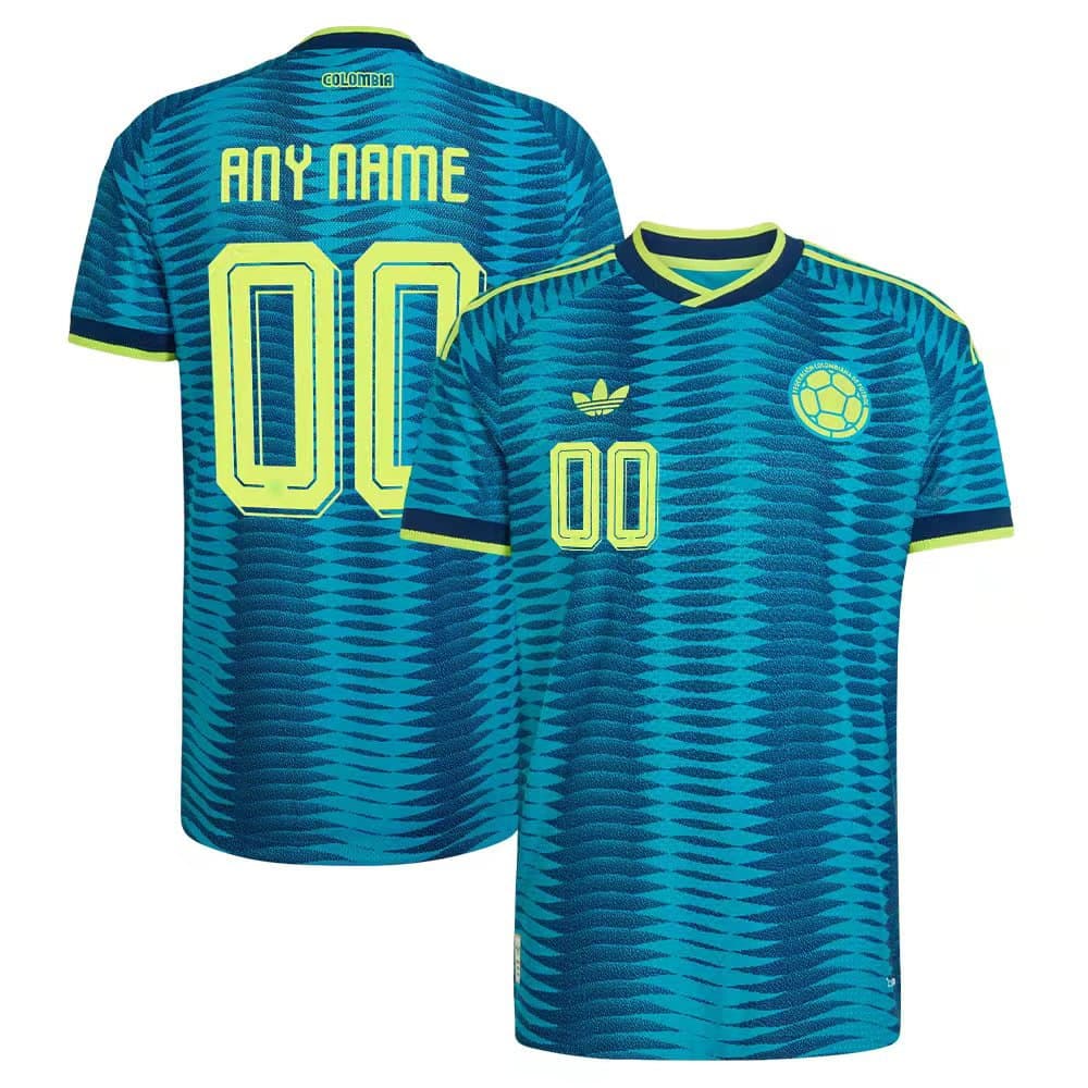 Kid's Colombia Away Authentic Custom Jersey World Cup 2026 Kid's Colombia Away Authentic Custom Jersey World Cup 2026