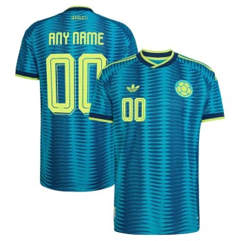 Kid's Colombia Away Authentic Custom Jersey World Cup 2026