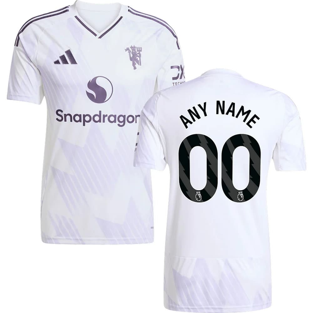Men's Manchester United Away Authentic Custom Jersey 2025/26