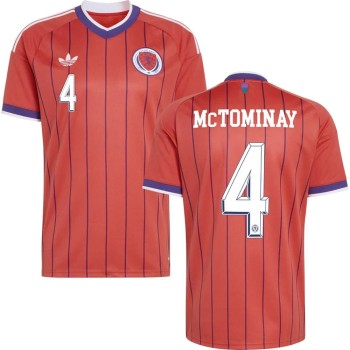 Men's McTOMINAY #4 Scotland Away Replica Jersey World Cup 2026